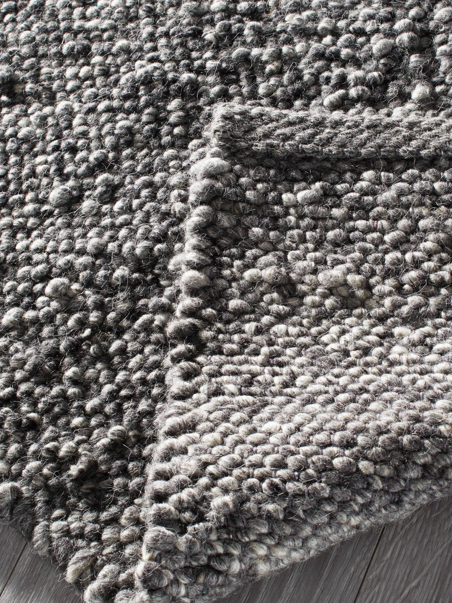 Handweb-Teppich, Stone – Bild 2