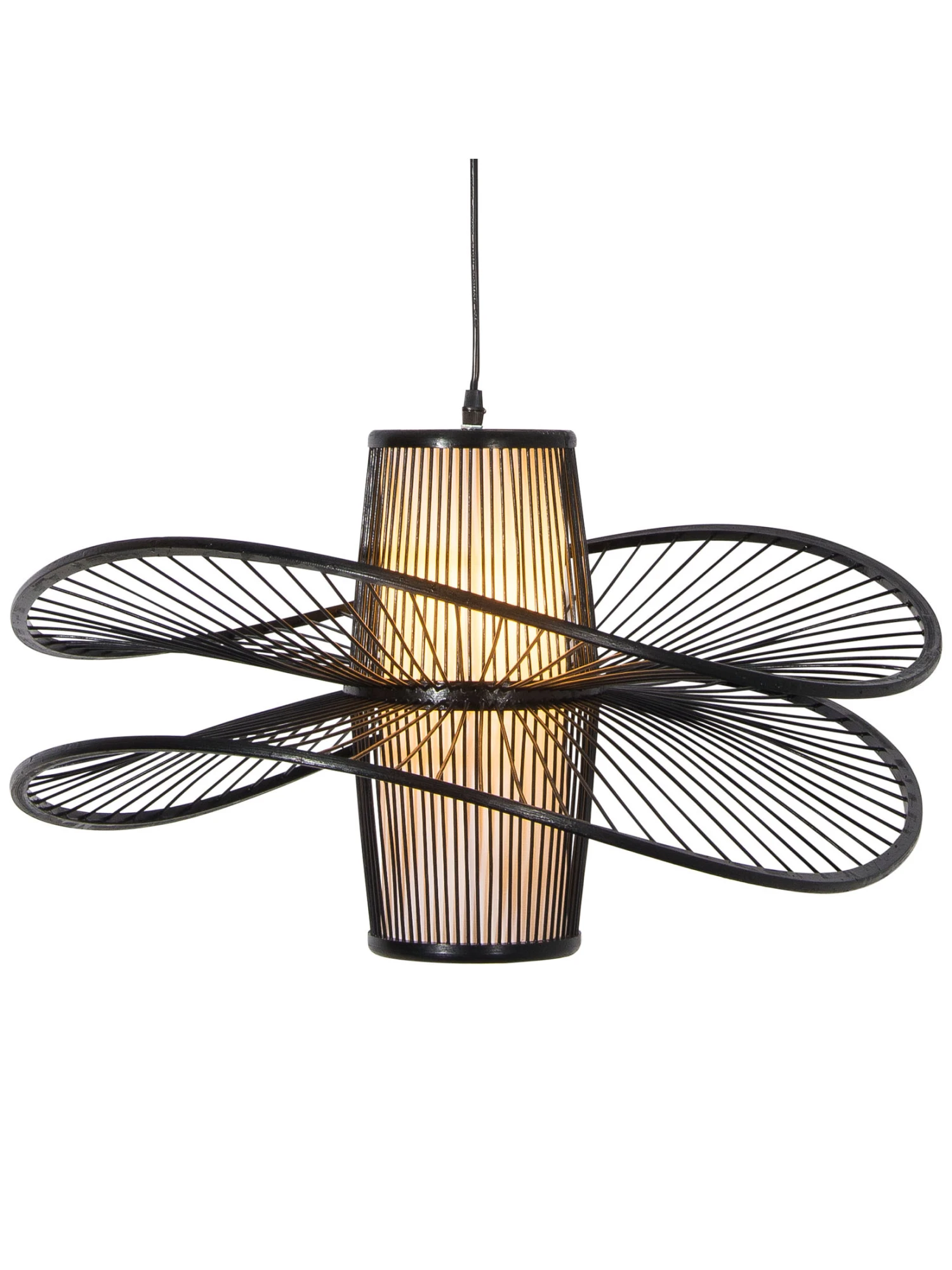 Hängeleuchte, Schwarz – Bild 2