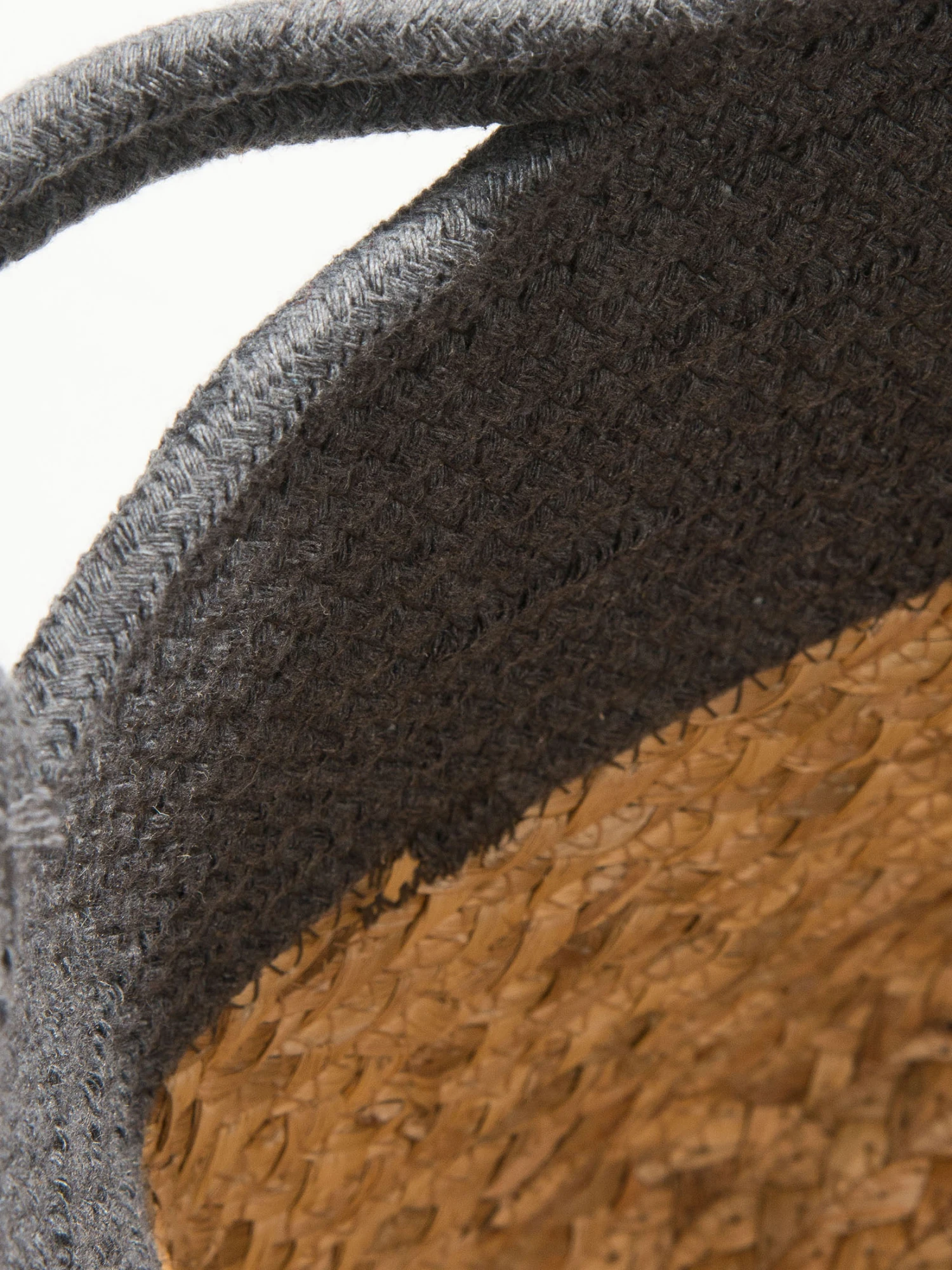 Korb, Anthrazit/Natur – Bild 3