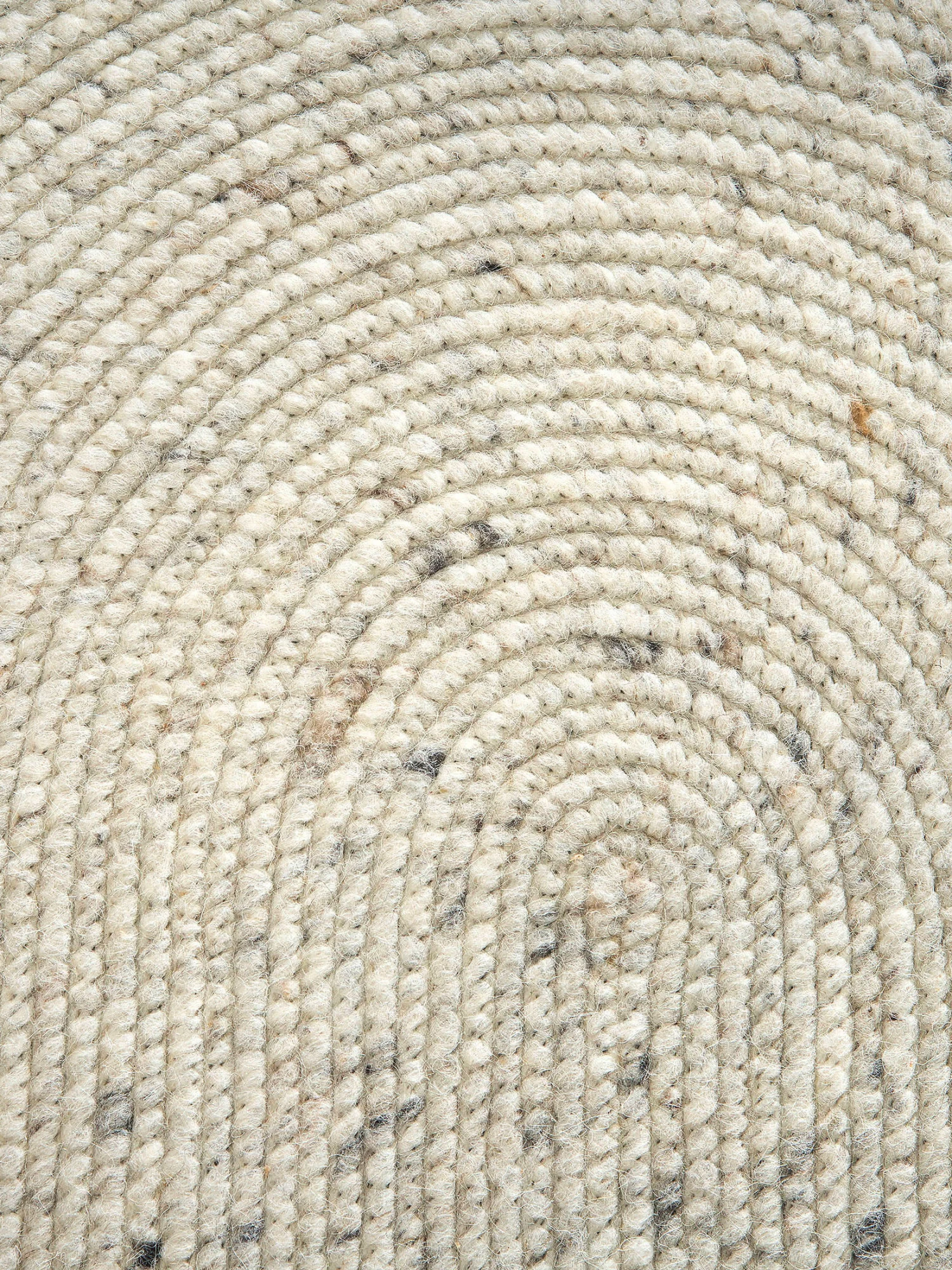 Handweb-Teppich, Creme – Bild 5