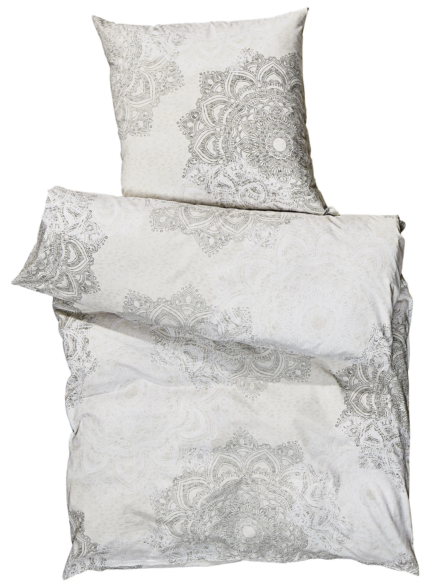 Renforcé-Bettwäsche, Taupe – Bild 2