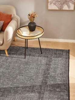 Moderner Teppich, Silber