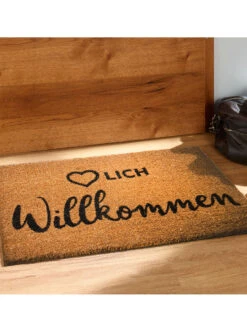 Fußmatte, Herzlich Willkommen