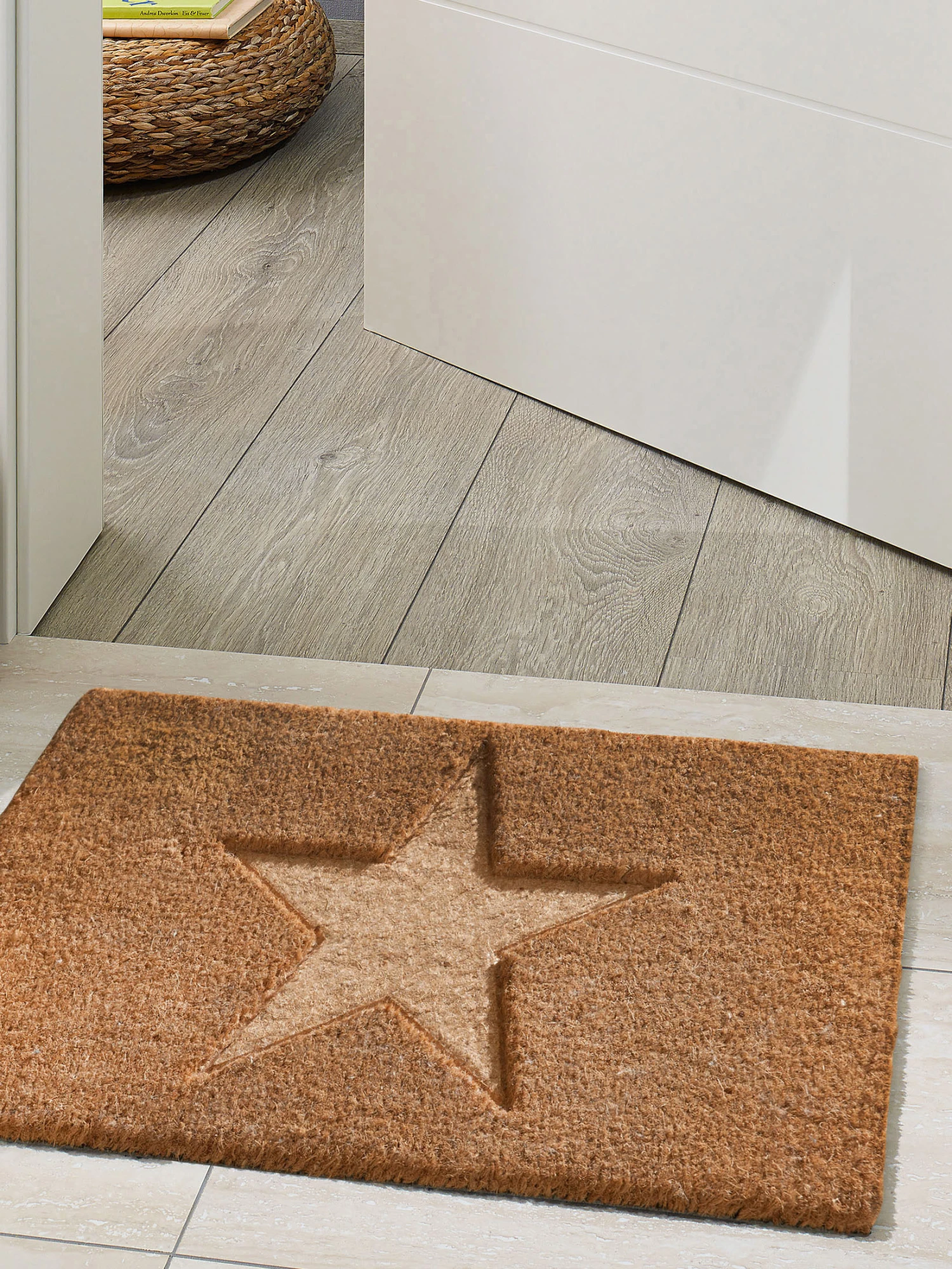 Fußmatte, Dunkelbeige