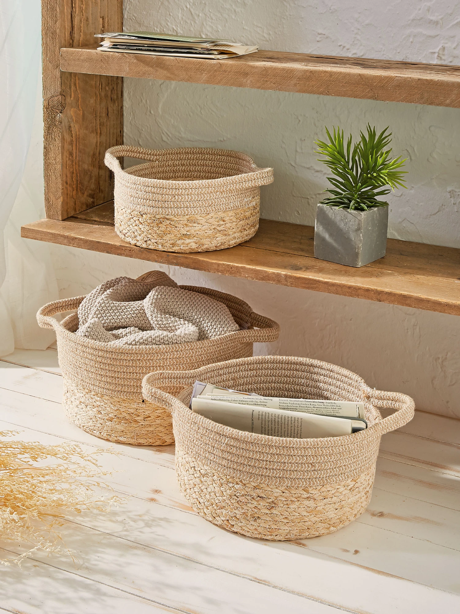 Korb, Beige – Bild 5