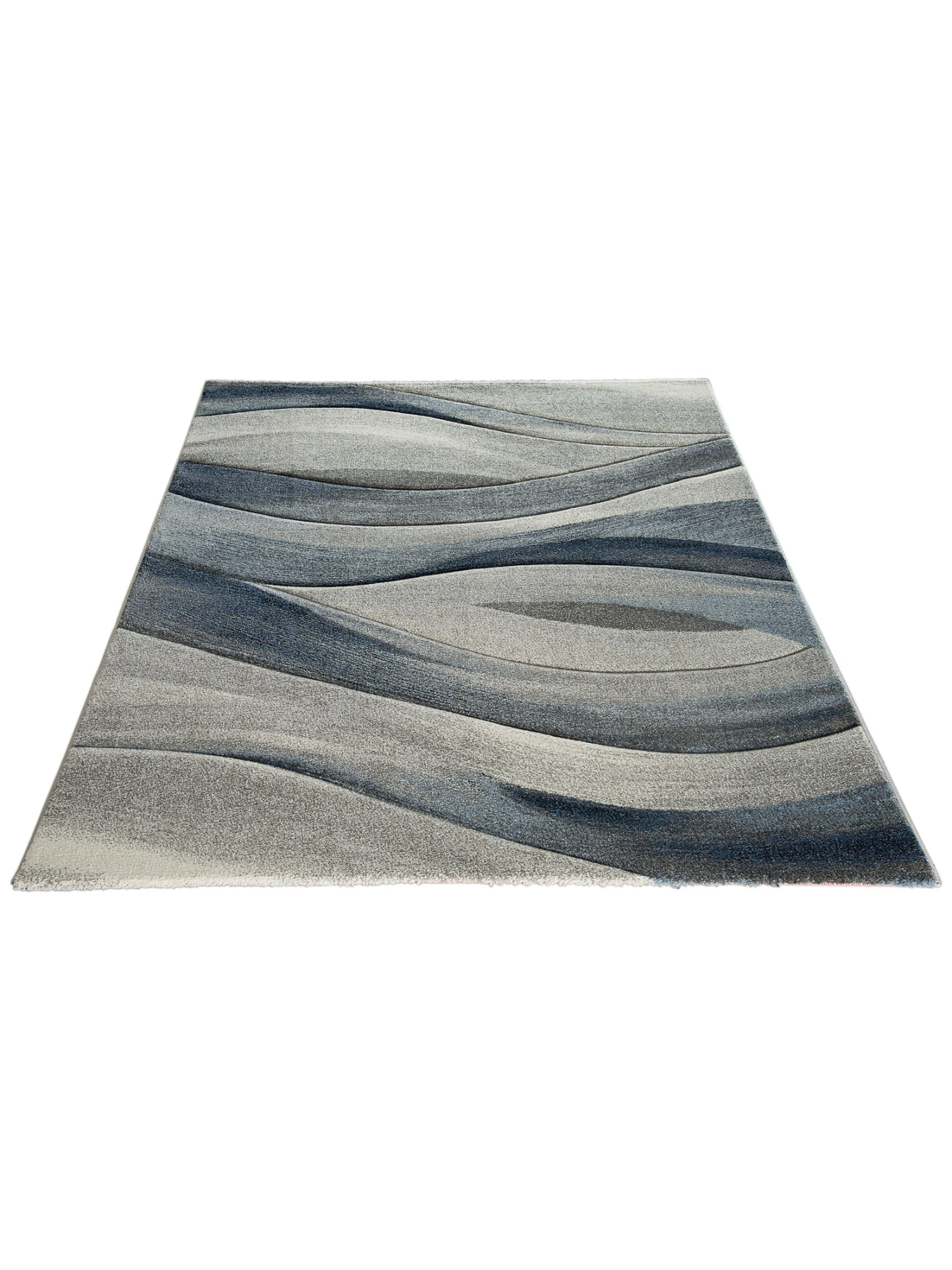 Moderner Teppich, Blau – Bild 3