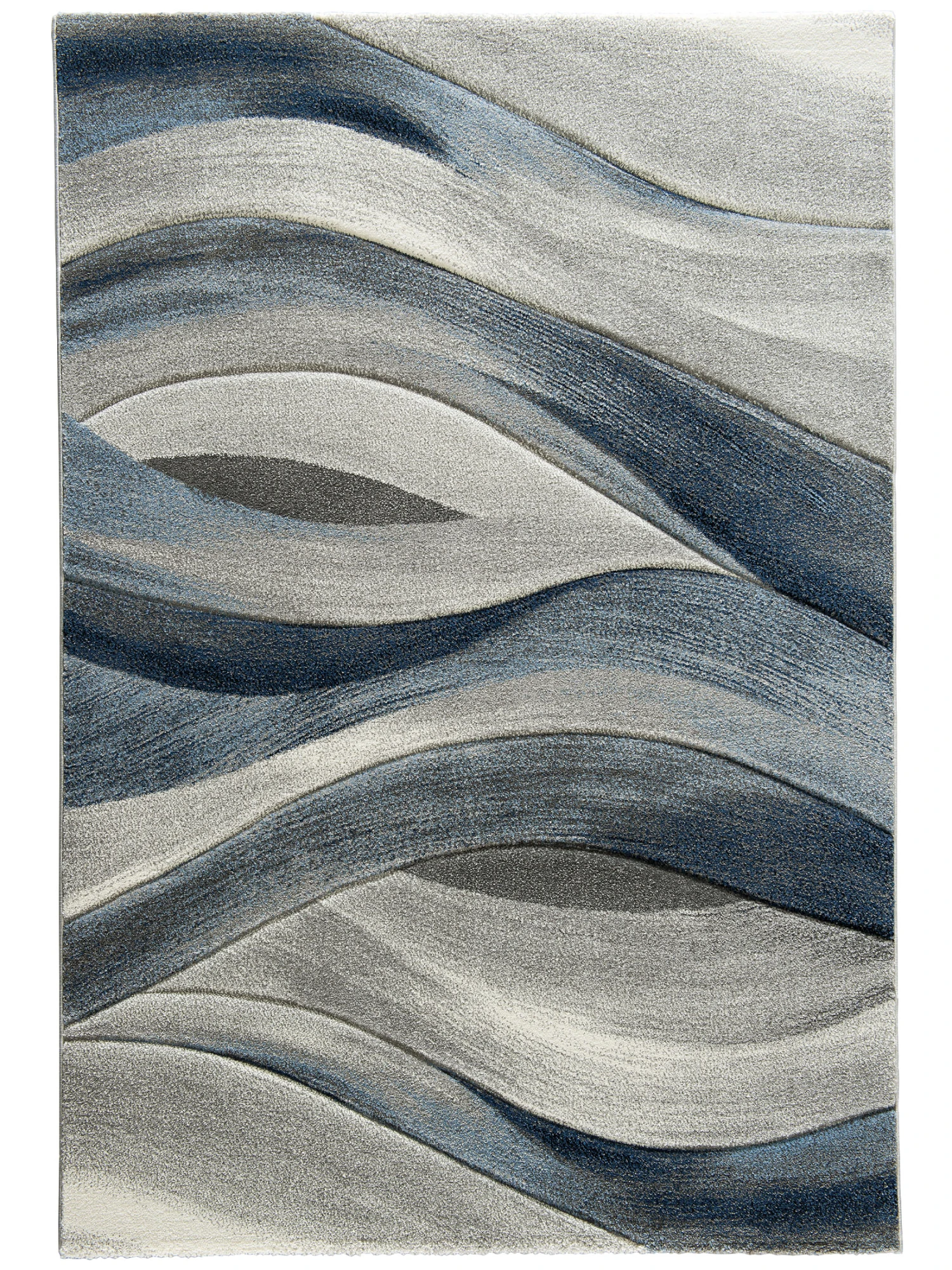 Moderner Teppich, Blau – Bild 2