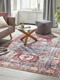 Vintage-Teppich, Multicolor