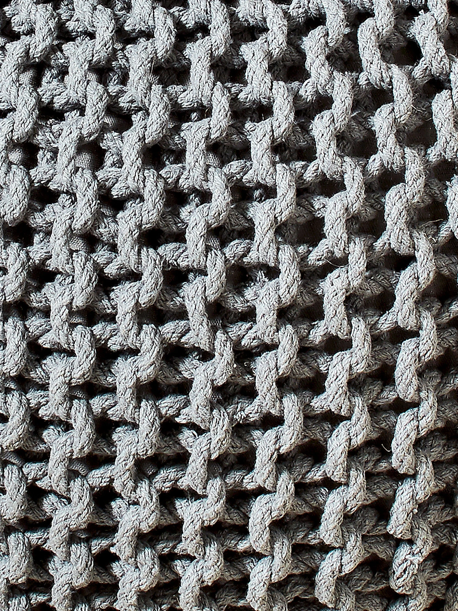 Strick-Pouf, Stahl – Bild 3