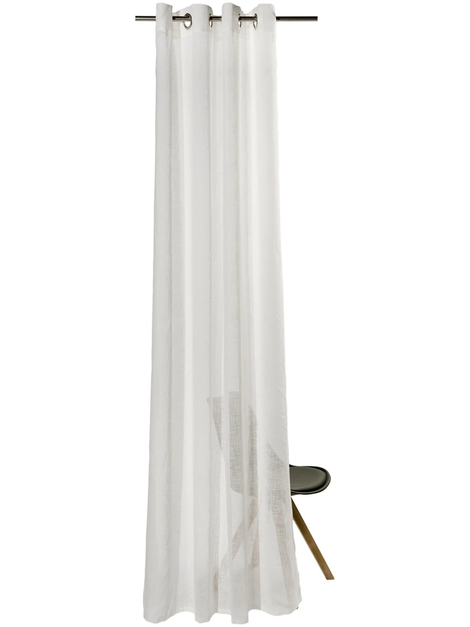 Ösenschal, Weiss – Bild 3