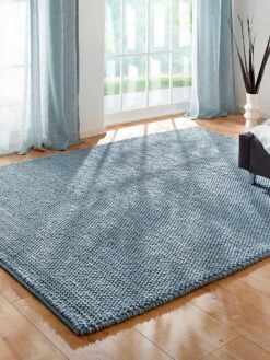 Woll-Teppich, Sky Blue