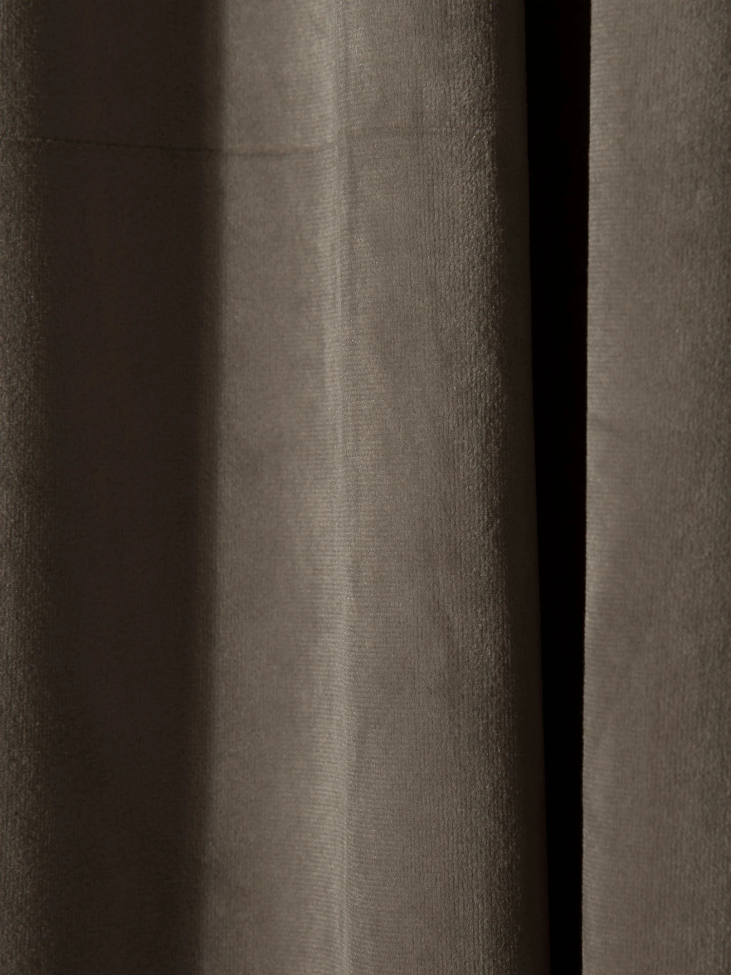 Vorhang Mit Gardinenband, Taupe – Bild 5