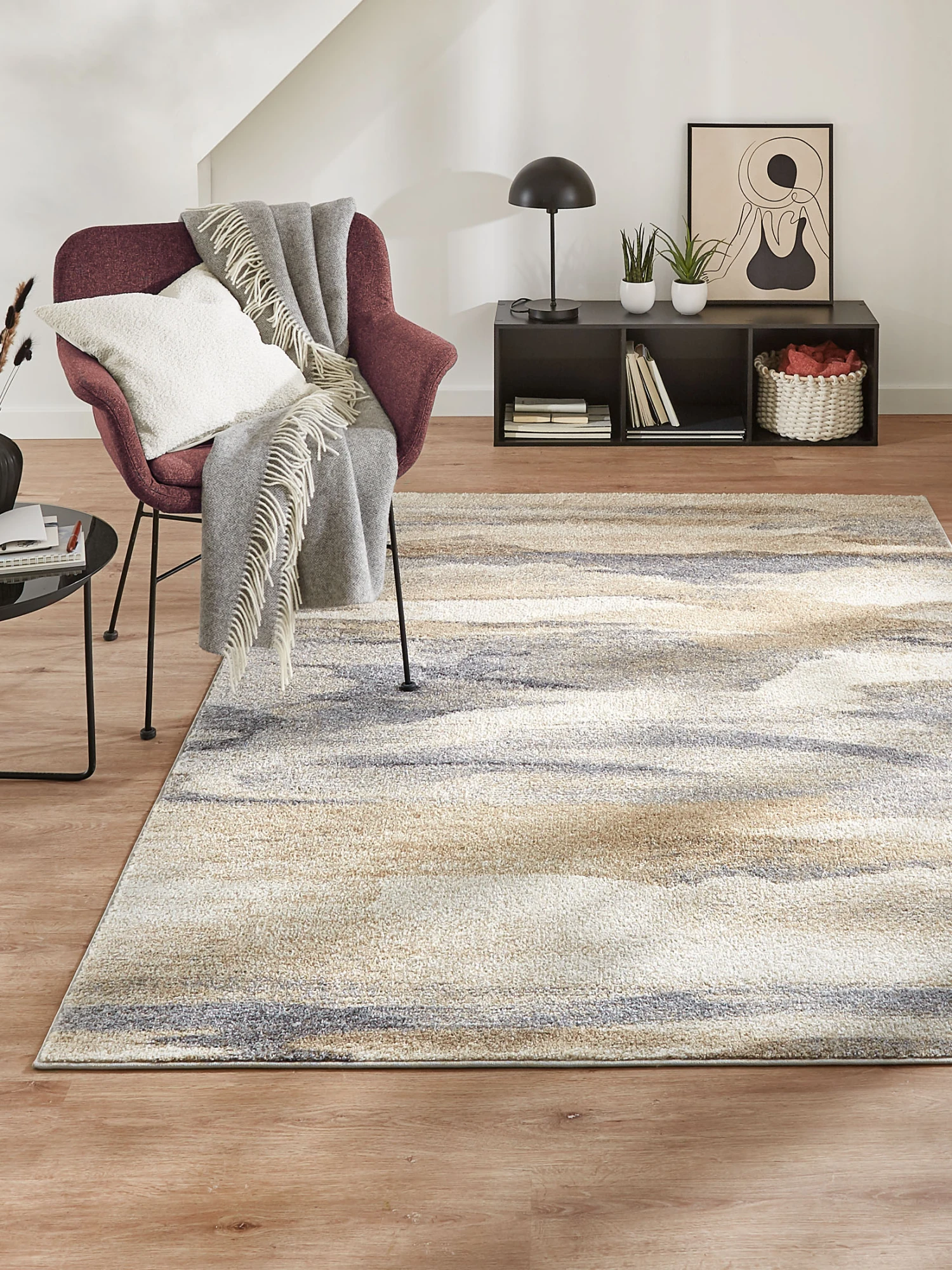 Moderner Teppich, Cloudy