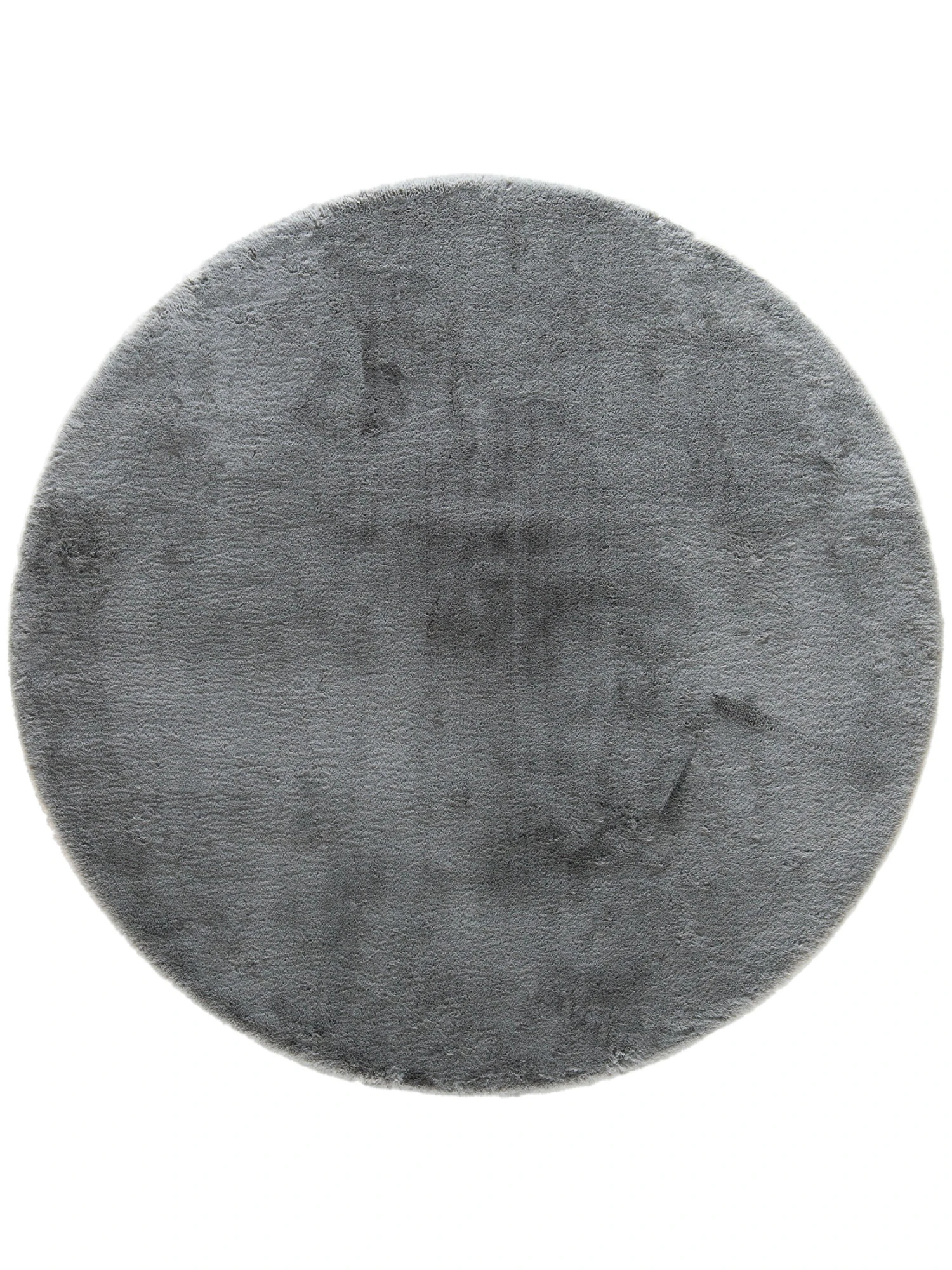 Kunstfell-Teppich, Anthrazit – Bild 2
