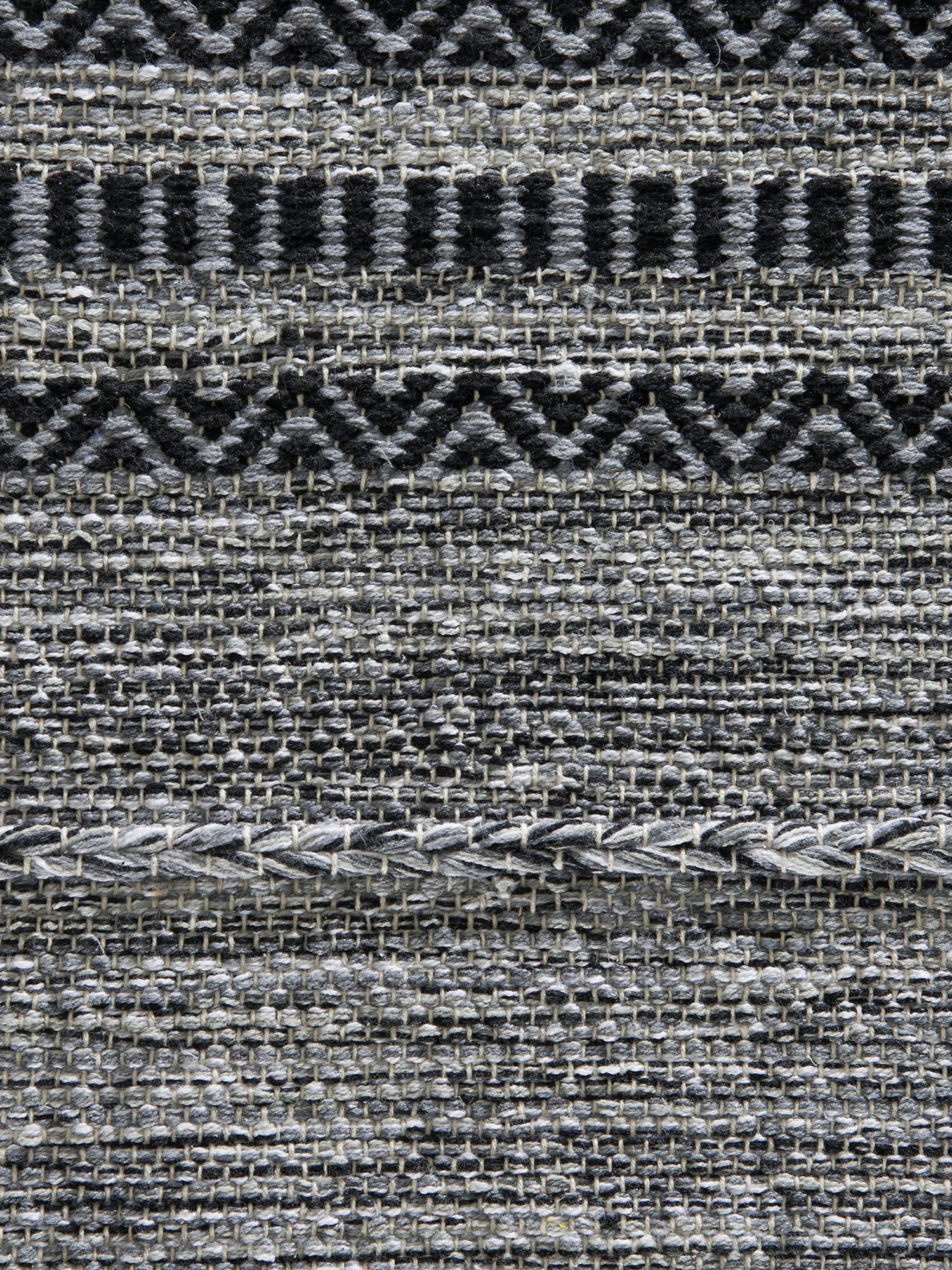 Flachgewebe-Teppich, Dark Grey – Bild 4