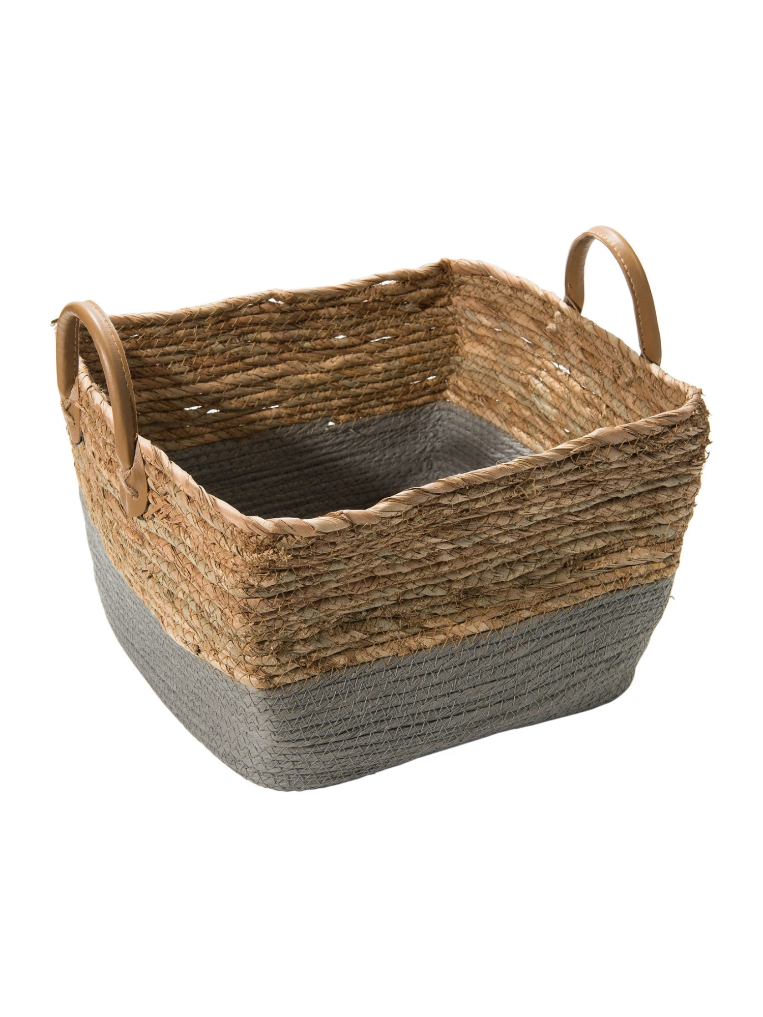 Korb, Grau/Natur