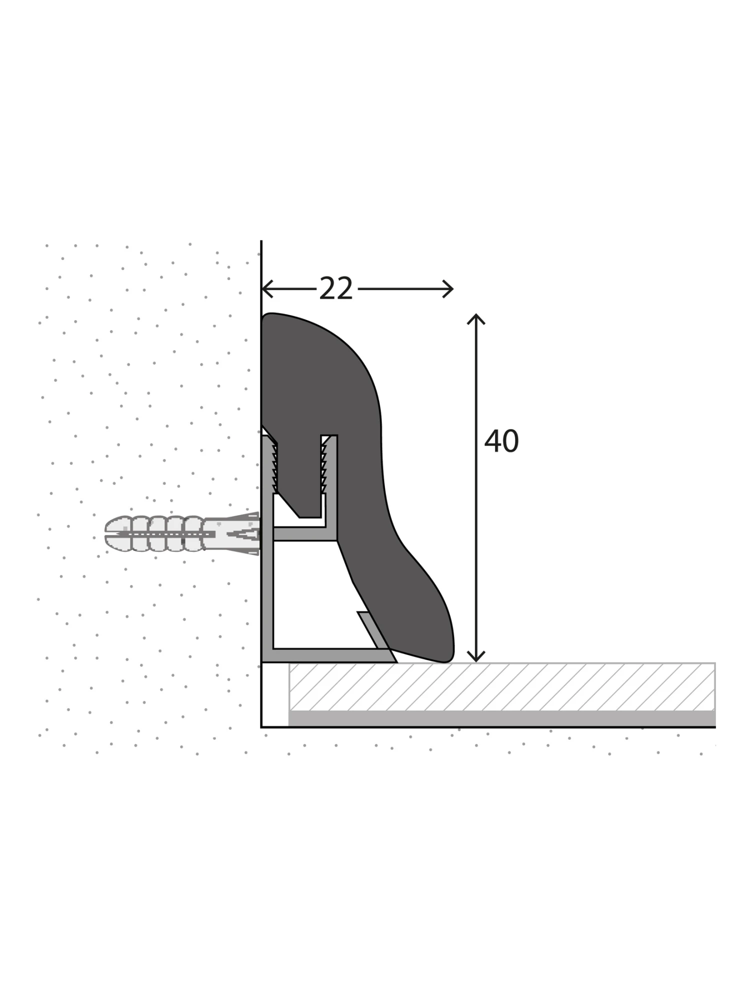 Sockelleiste, Elegance Oak – Bild 3