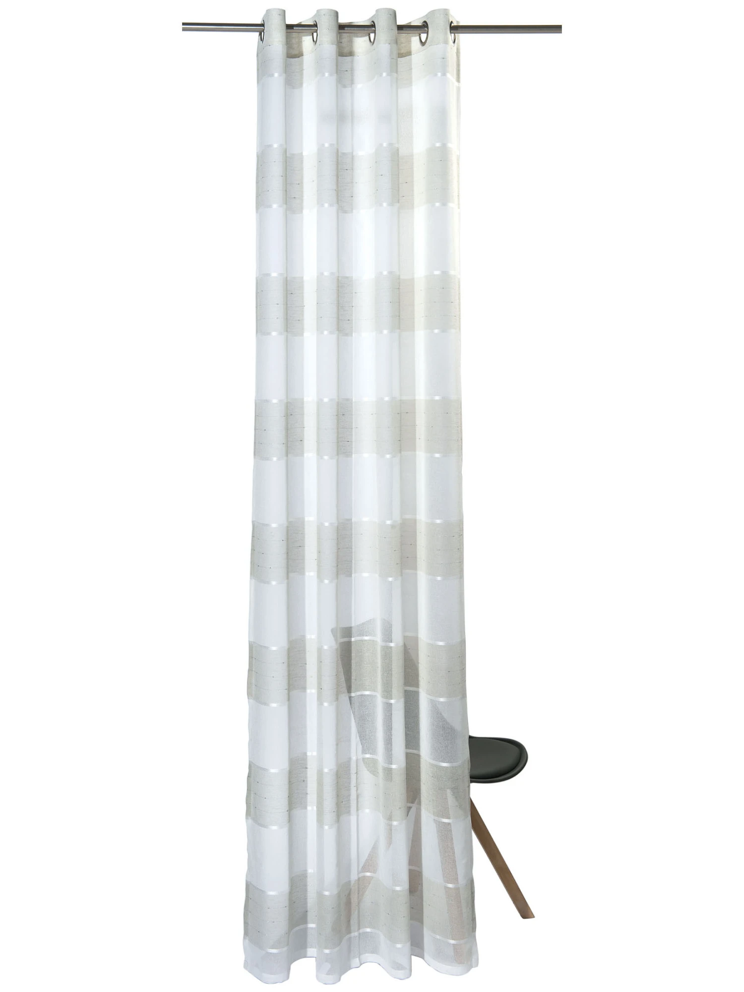 Ösenschal, Taupe – Bild 3