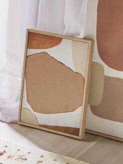 Leinwand-Druck-handbemalt, Dunkelbeige