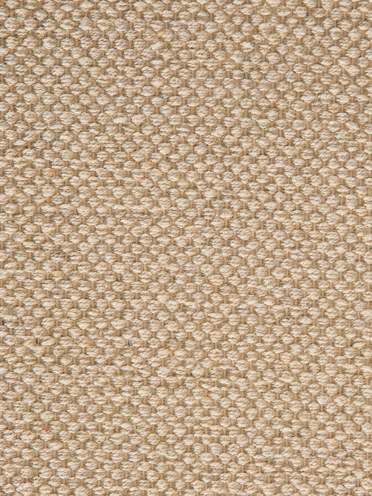 Baumwoll-Teppich, Beige – Bild 3