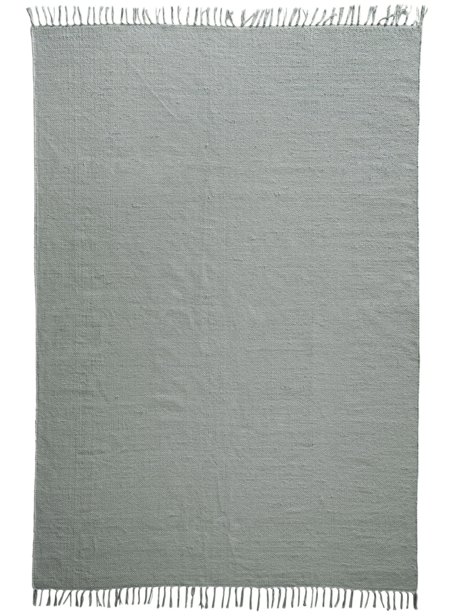 Baumwoll-Teppich, Grau – Bild 2