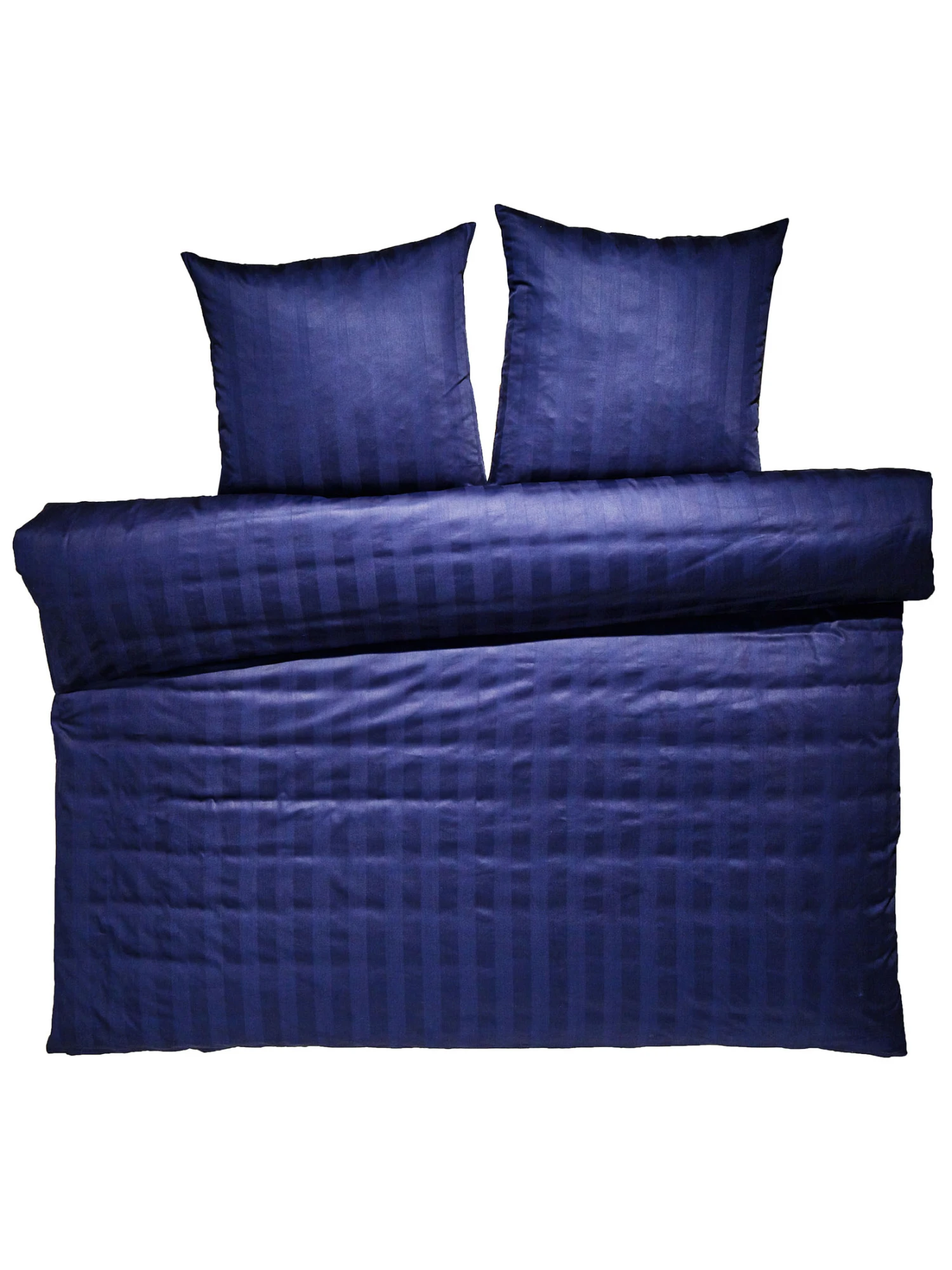 Satin-Bettwäsche, Marine – Bild 2