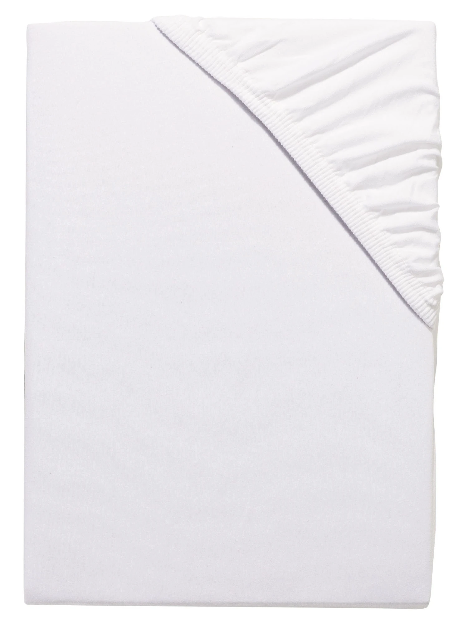 Spannbetttuch, Weiss – Bild 2