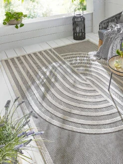 Outdoor-Teppich, Silbergrau