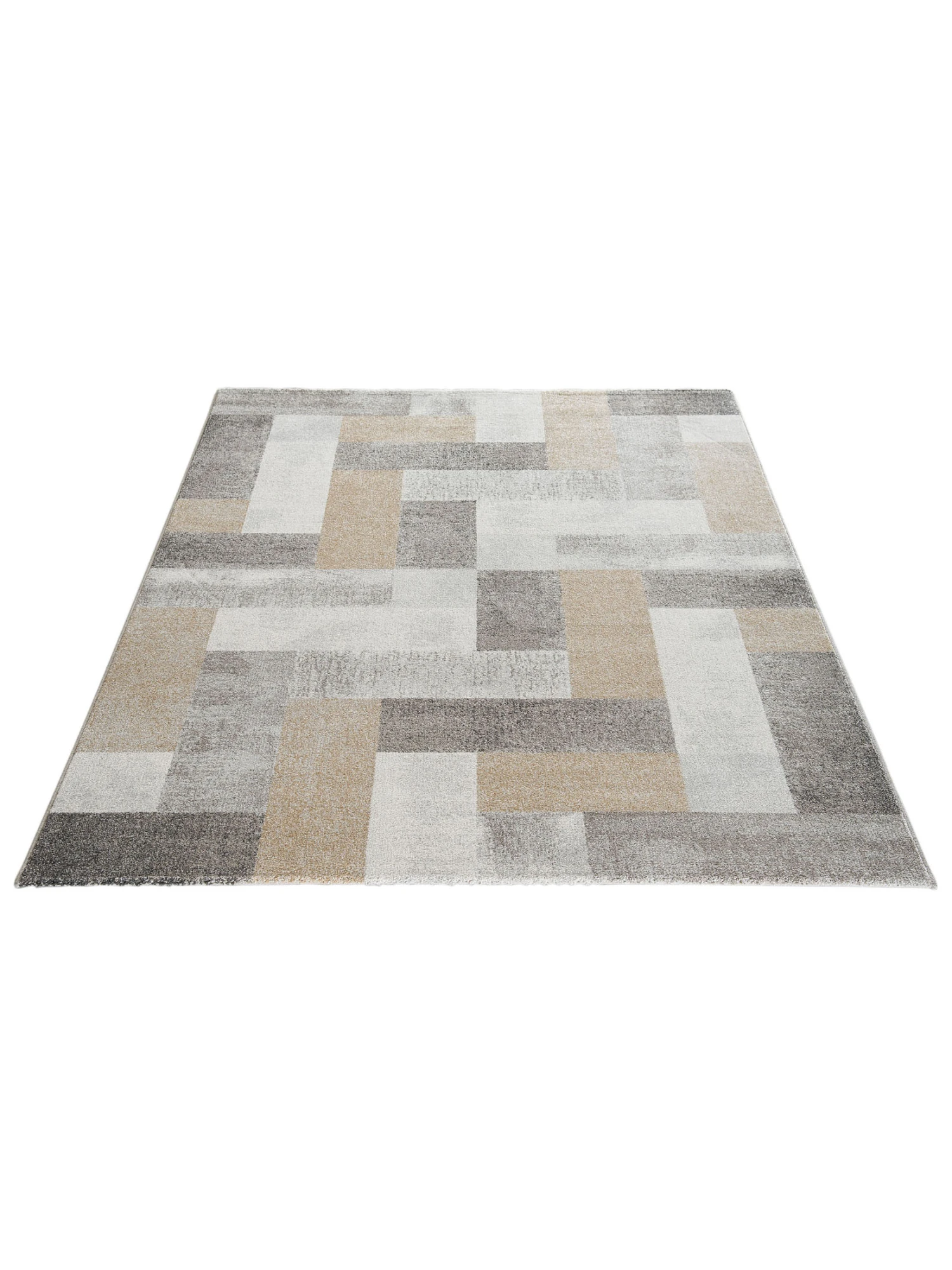 Moderner Teppich, Gold – Bild 3